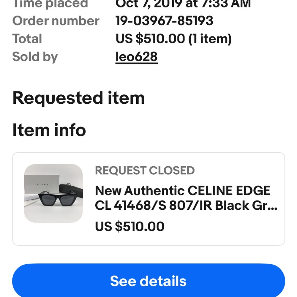 CÉLINE White Box - Picture 5 of 7